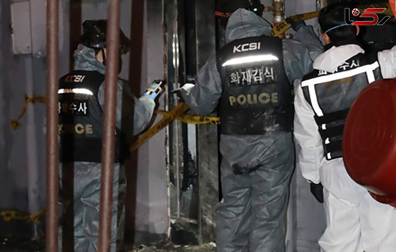 مرگ ۵ مسافر در   آتش‌سوزی عمدی هتلی در سئول+ عکس