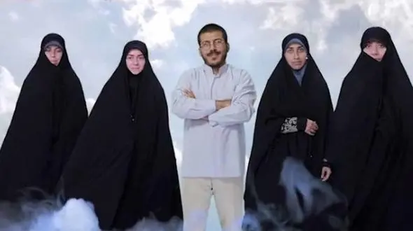 تبلیغ چند همسری با مرد 4 زنه در تلویزیون ایران! +فیلم جنجالی 