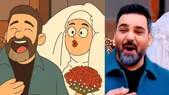 شوخی باحال با عاشقانه‌های یواشکی نعیمه نظام‌دوست و احسان علیخانی به سبک ایران قدیم/ وااای از دست نعیمه و شیطنتهاش