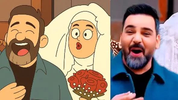 شوخی باحال با عاشقانه‌های یواشکی نعیمه نظام‌دوست و احسان علیخانی به سبک ایران قدیم/ وااای از دست نعیمه و شیطنتهاش