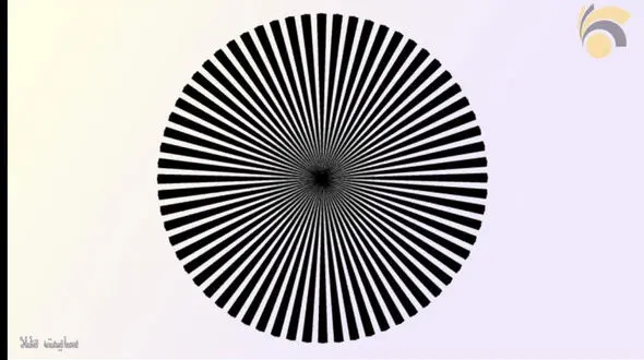 تست جالب ؛ به مرکز تصویر نگاه کنید، چه رنگی می‌بینید؟