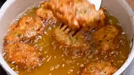 طرز تهیه مرغ سوخاری با سبزی / فیلم