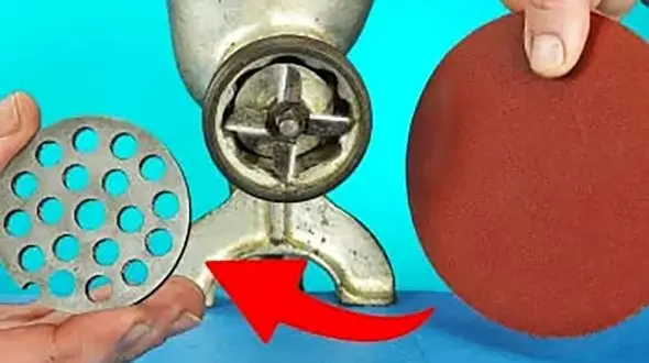 روش تیز کردن تیغه چرخ گوشت در کمترین زمان + فیلم
