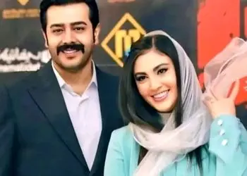 فیلم / استایل منحصربفرد و خاص مریم مومن و همسرش در اکران فیلم لختگی که همونجا هم حلقه ازدواجشو نشون داد/ خوشبخت بشین