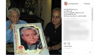 بازیگر معروف در جشن تولد عزت سینمای ایران + عکس