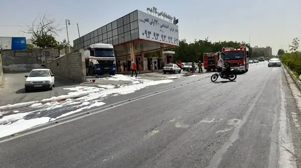 وحشت از انفجار در شهران / همه جا بوی بنزین می داد + فیلم و عکس