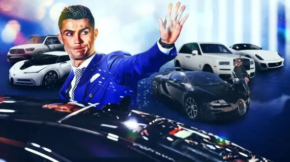 کلکسیون ماشین های میلیارد دلاری کریستیانو رونالدو / از فراری Daytona SP3 تا بوگاتی Centodieci + عکس