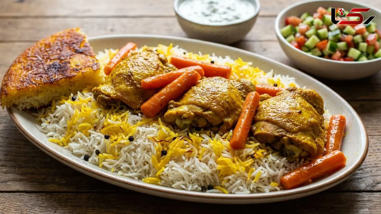طرز تهیه رون لاپلو مجلسی با ته‌ دیگ نان؛ یک پلوی متفاوت برای مهمانی