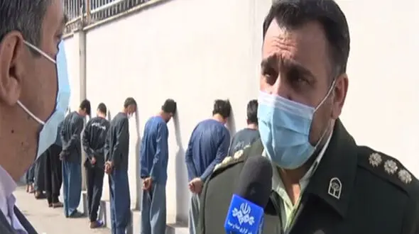 فیلم بازداشت اعضای باند سرقت در گرگان