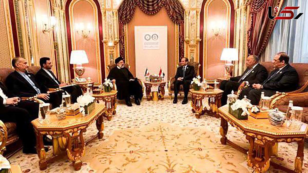 دیدار روسای جمهور ایران و مصر / دکتر رئیسی: مانعی برای گسترش روابط با کشور دوست مصر نداریم