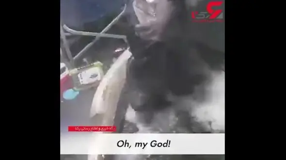 شکار ماهی خاویاری بزرگ با وزن ۵۴ کیلوگرم + فیلم