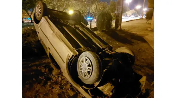 یک کشته در واژگونی خودرو/ در سفید دشت  رخ داد