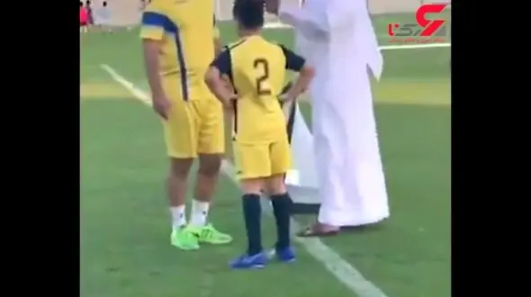 پسر فرهاد مجیدی هم فوتبالیست شد!+فیلم