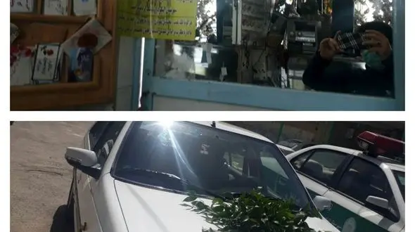 خودرو عروس خانم در الیگودرزی توقیف شد/  گل فروش هم بازداشت + عکس