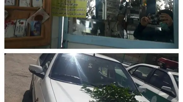 خودرو عروس خانم در الیگودرزی توقیف شد/  گل فروش هم بازداشت + عکس