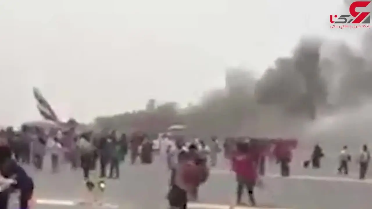 اولین فیلم از هدف قرار گرفتن فرودگاه دبی توسط انصارالله یمن