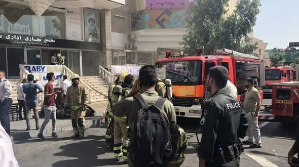 جزییات زنده زنده سوختن مرد تهرانی در آتش سوزی برج بهار! + تصاویر