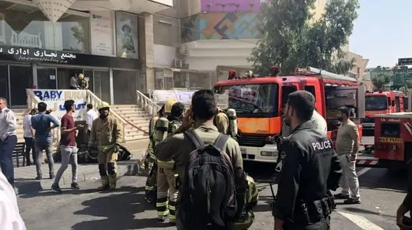 جزییات زنده زنده سوختن مرد تهرانی در آتش سوزی برج بهار! + تصاویر