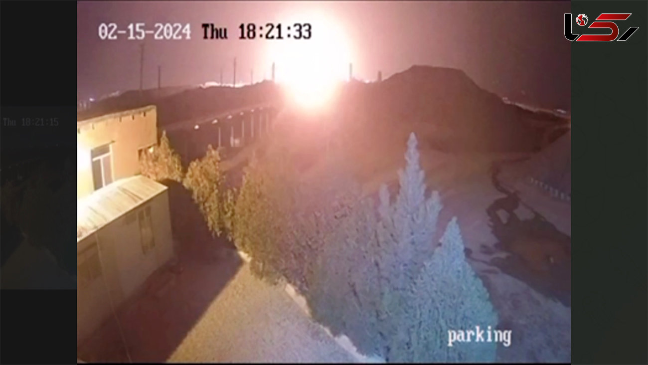 فیلم لحظه انفجار در شهریار+ فیلم دوربین مداربسته از مجاورت کارخانه شیمیایی