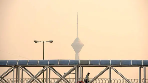 هشدار برای پایتخت نشینان / خیزش موقتی گرد و خاک در استان تهران