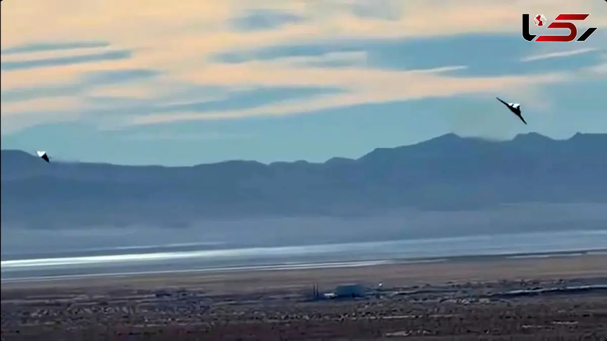 فیلم پرواز دوباره جنگنده اف ۱۱۷ در صحرای نوادا