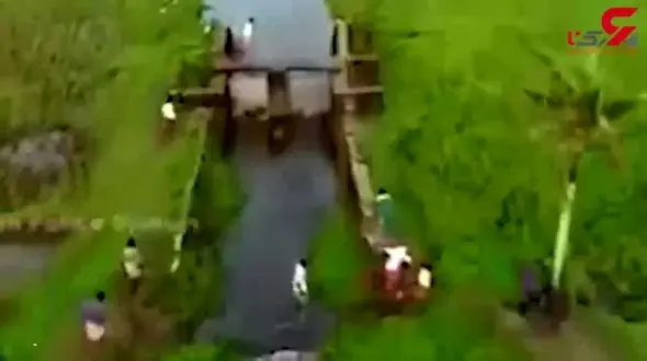 راهکار جالب پلیس هند برای ایجاد فاصله اجتماعی! + فیلم