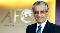 پیام تبریک شیخ سلمان به رییس فدراسیون فوتبال