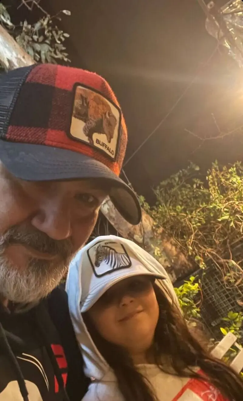 غفوریان و دخترش 