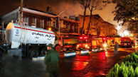 آتش‌سوزی مهیب در هتل ایران بندر انزلی + فیلم 