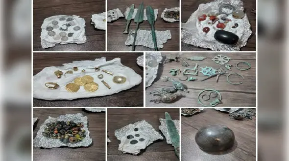 کشف 298 گنج تاریخی قبل از میلاد در گیلان / همه شوکه شدند + عکس
