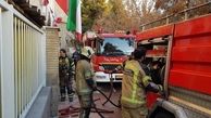 پایگاه سوم آگاهی تهران آتش گرفت 