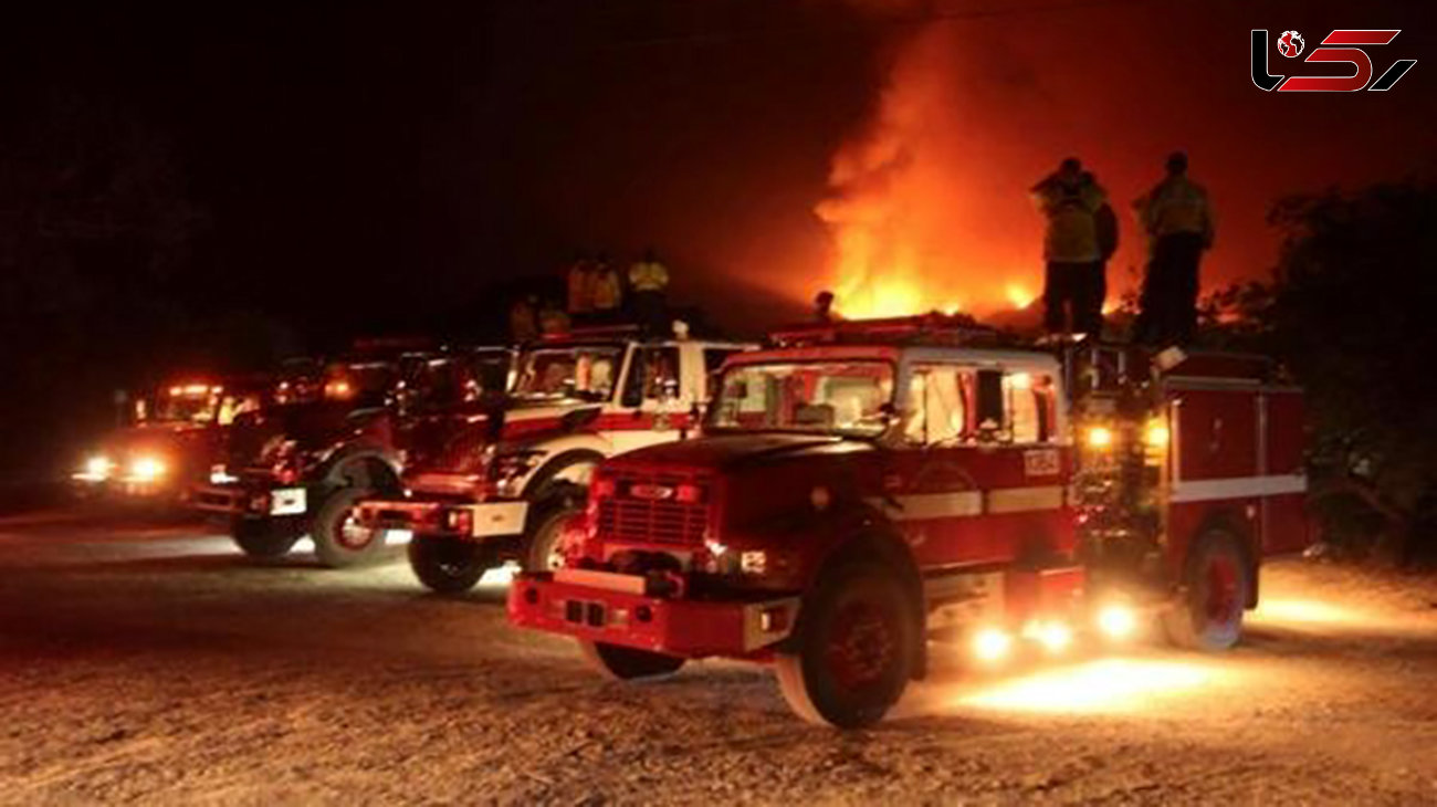 آتش‌سوزی وسیع در کالیفرنیای جنوبی