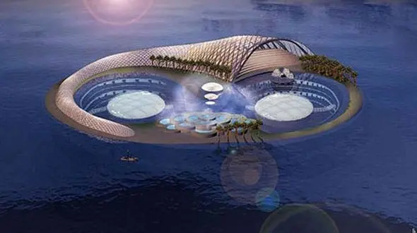 هتلی تماشایی در زیر آب