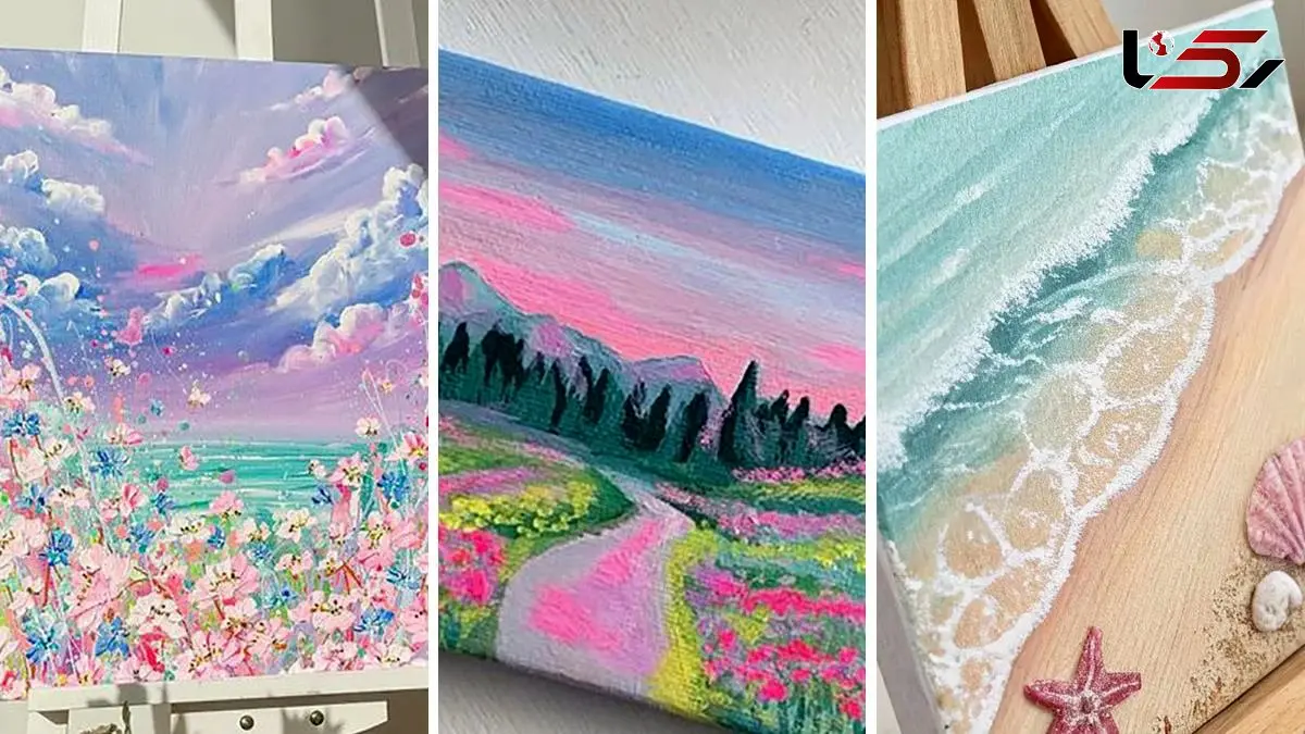 تابلوهای نقاشی طبیعت منحصر به فرد | تحول در زیبایی دکوراسیون
