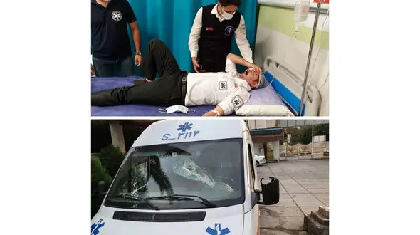 نیروی اورژانس در حال زنده کردن بیمار بود که کتک خورد / در مازندران رخ داد + عکس