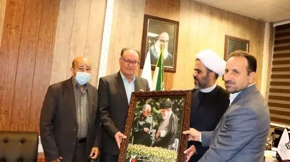 دیدار مدیرکل بنیاد شهید استان ایلام با سرپرست شرکت غله به مناسبت روز شهید