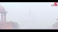 خاکستری شدن آسمان بر اثر آلودگی شدید هوا در دهلی نو + فیلم 
