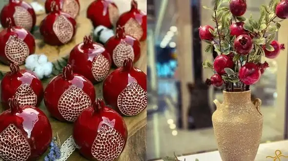 آموزش تزئین انار شب یلدا با زیباترین طراحی‌ های امسال