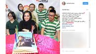 جشن تولد خاص بازیگر معروف زن +عکس