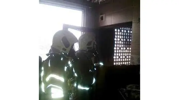 آتش سوزی یک خانه در تهرانسر+ تصاویر