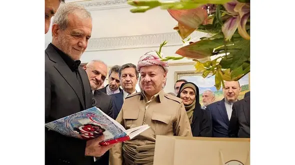 هدیه مسعود بارزانی به پزشکیان