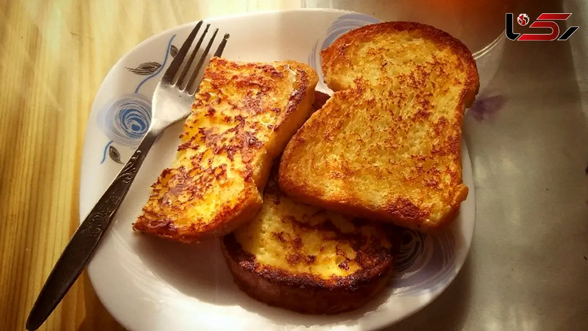 طرز تهیه فرنچ تست یا نان تست فرانسوی + فیلم