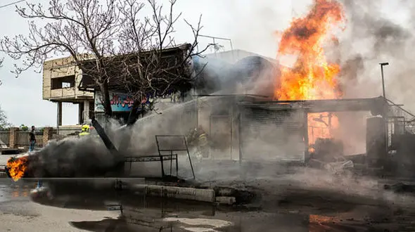 4 مصدوم در پی انفجار سیلندر گاز مایع در یاسوج 