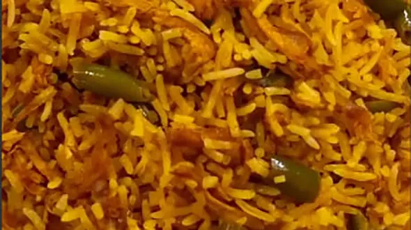 ناهار روز جمعه؛ لوبیا پلو با مرغ + فیلم