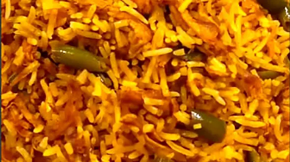 ناهار روز جمعه؛ لوبیا پلو با مرغ + فیلم