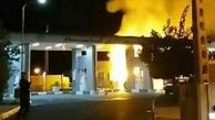 آتش سوزی هولناک در جایگاه سی ان جی در گناباد