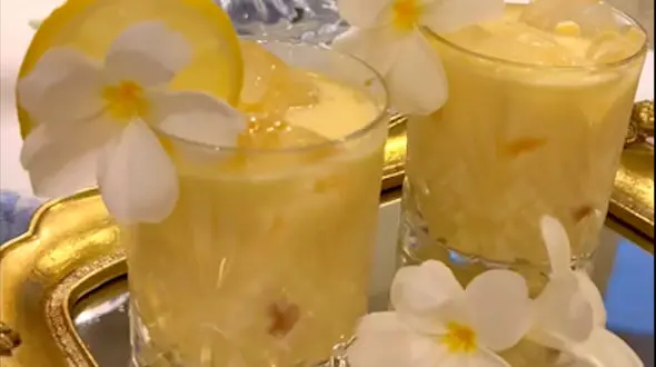 نوشیدنی بسیار خوشمزه برای روزهای گرم + فیلم