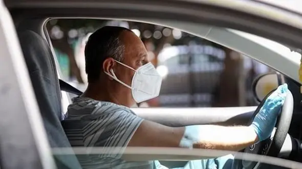 رانندگان بدون ماسک جریمه می‌شوند