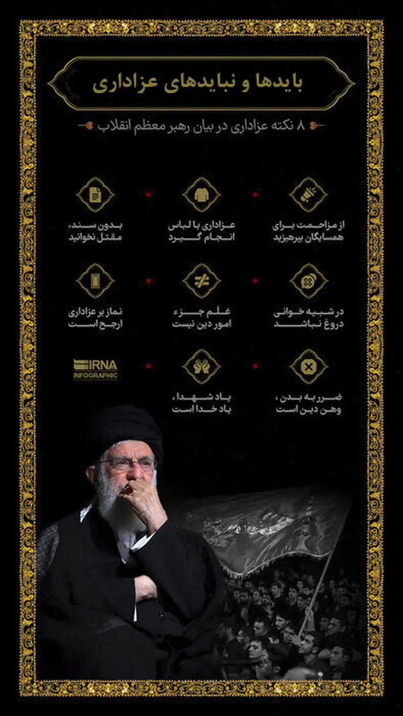  احکام عزاداری ماه محرم 