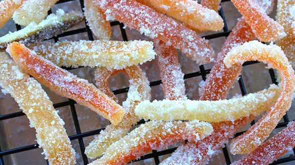 آب‌نبات پوست پرتقال و انواع مرکبات